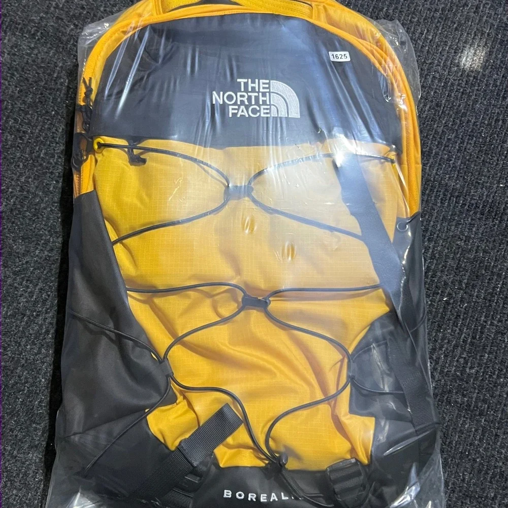 The North Face Borealis Backpack Unisex OS Summit Yellow Black NWT NF0A52SE